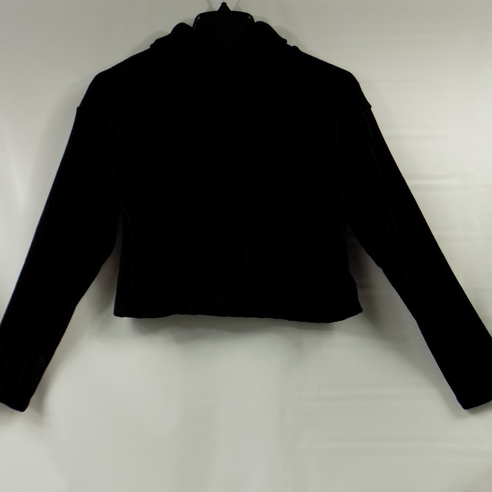 LoveLA Izzy Crop Turtle Neck Sweater Black NWT - Picture 2 of 8